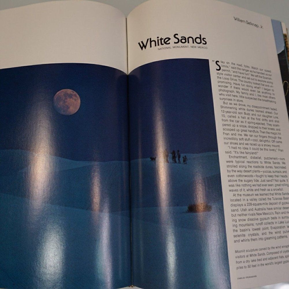 The New America's Wonderland : Our National Parks Hardcover 1980 Pull Out Map - Picture 8 of 12